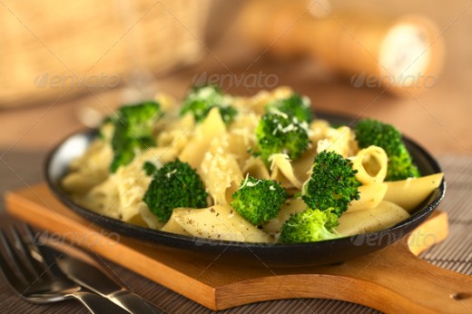Broccoli & Baked Pasta